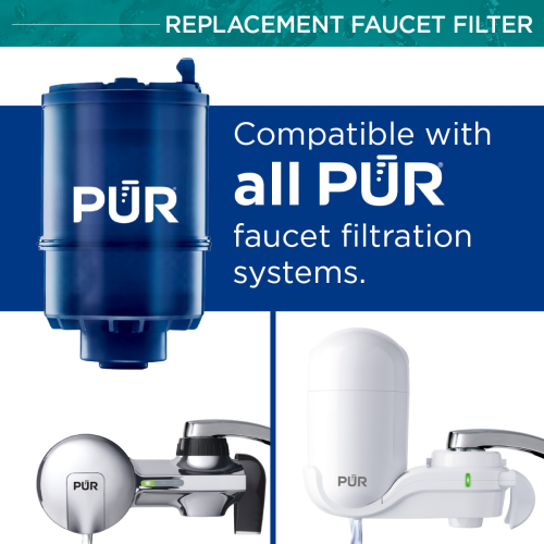 PUR PLUS Mineral Core™ Faucet Filter, 2 Pack PUR