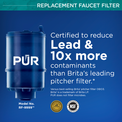 PUR PLUS Mineral Core™ Faucet Filter, 3 Pack PUR