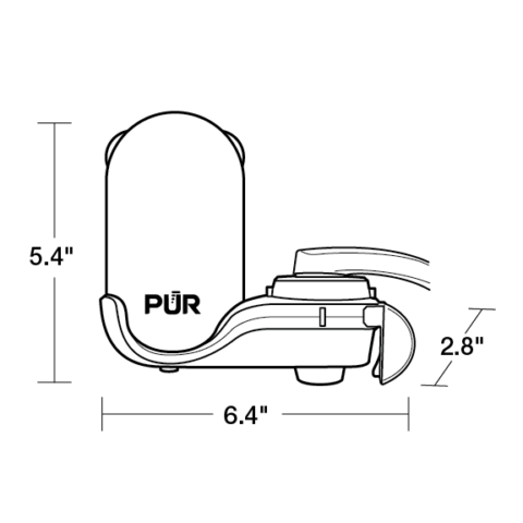 PUR PLUS Vertical Faucet System - Indigo Ink - PUR