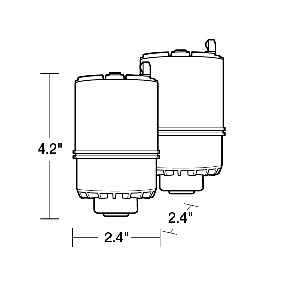 PUR PLUS Mineral Core™ Faucet Filter, 2 Pack PUR